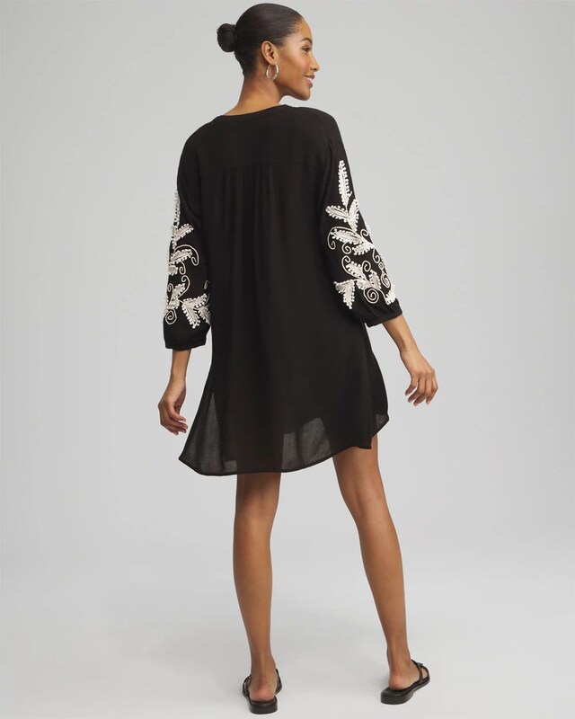 Embroidered Coverup Dress - image 3